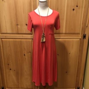 GUC Coral Lularoe Carly xxs